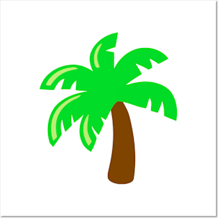 Palm Tree Emoticon Posters and Art